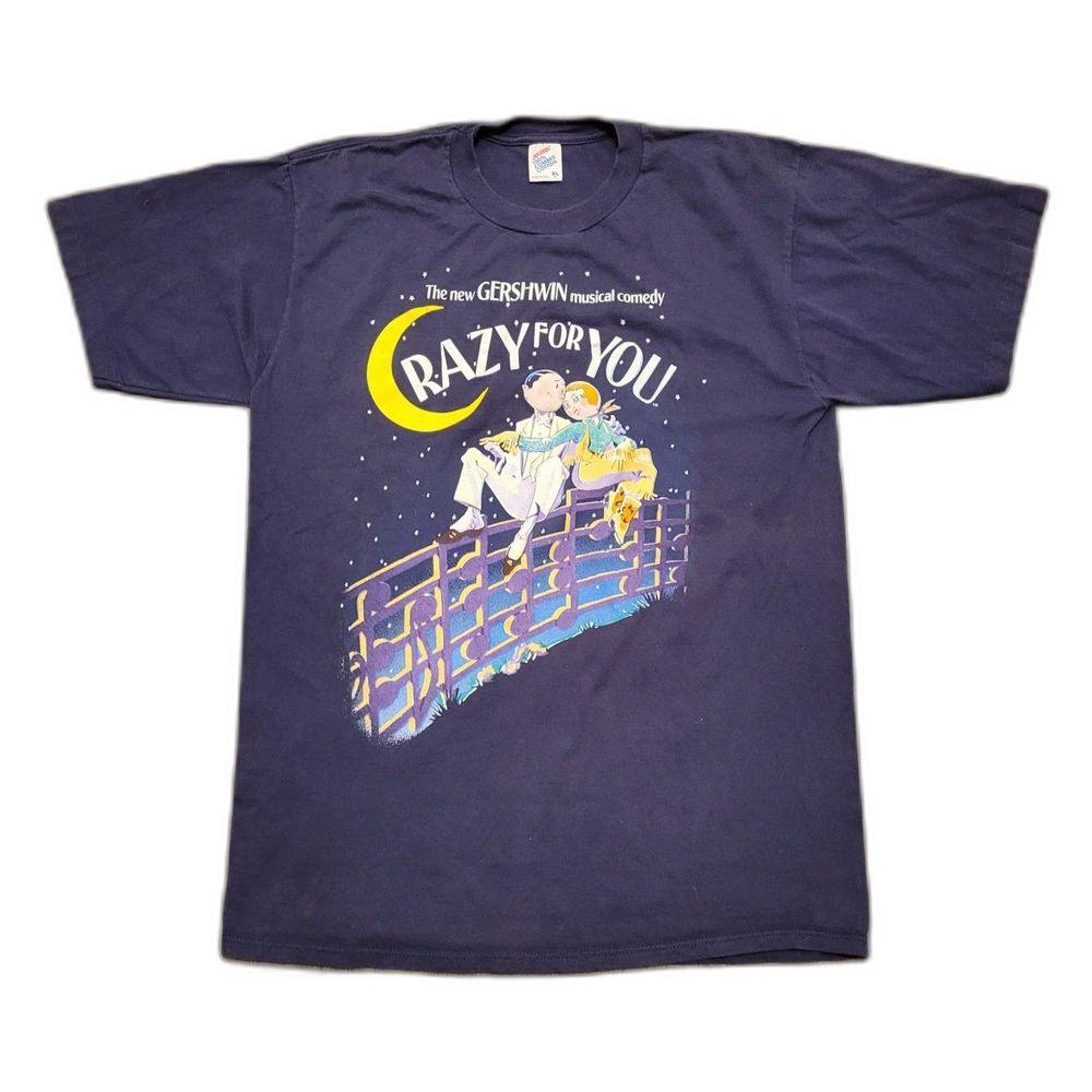 George Gershwin Broadway Musical Comedy Crazy For You Play T Shirt Size XL